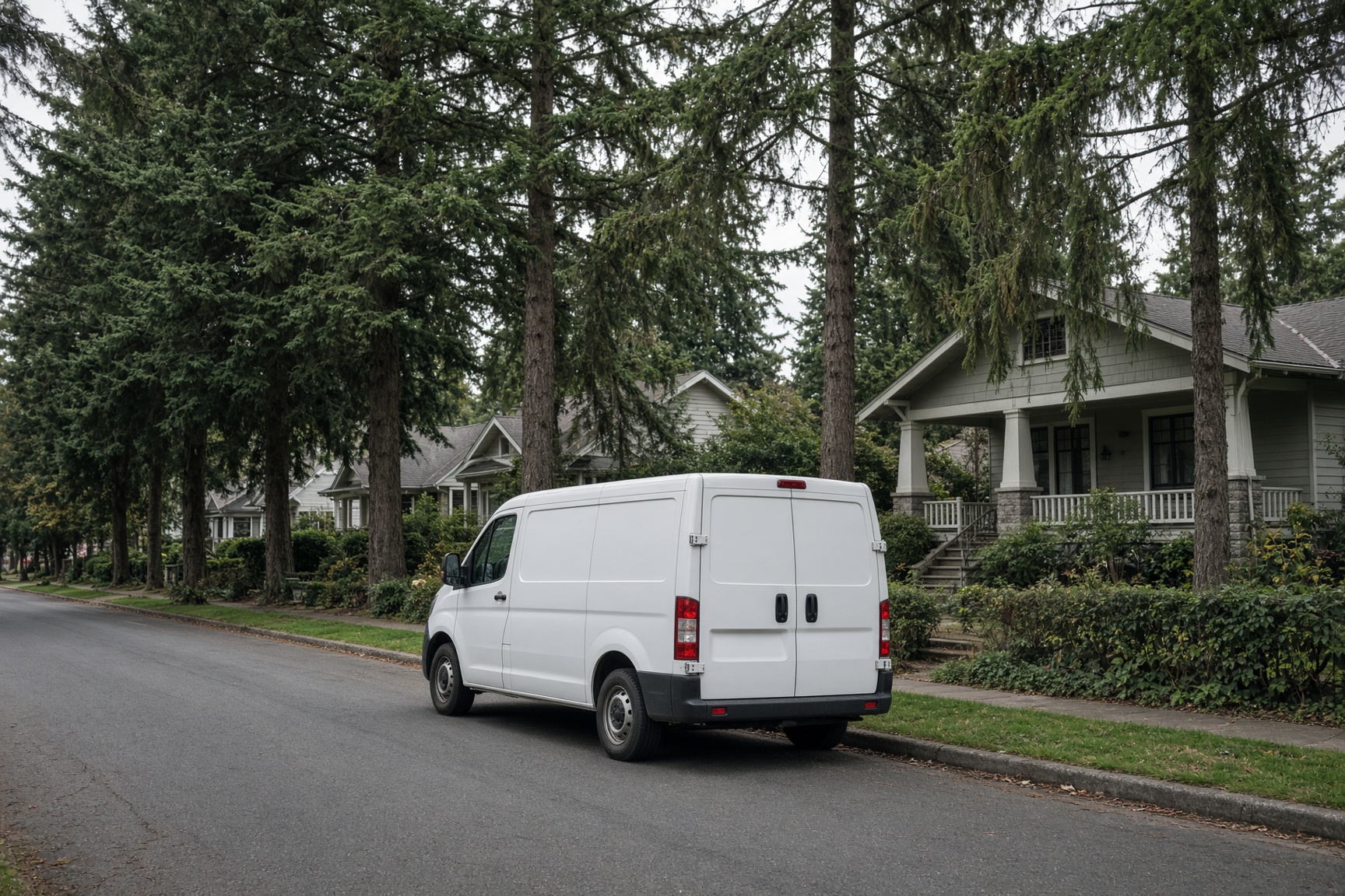 Measuring a cabinet during a Kirkland kitchen repair